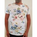Camiseta estampada flores