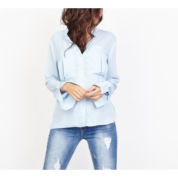 blusa cuello en V