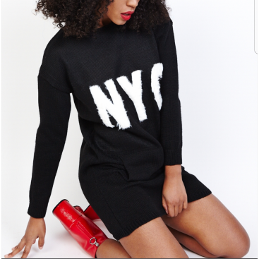 Vestido de punto NYC