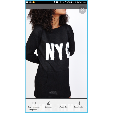 Vestido de punto NYC