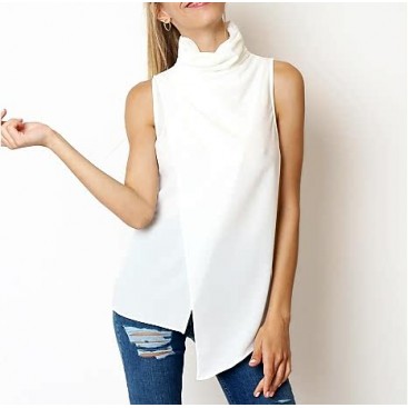 Blusa cuello cisne