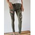 jeans verde roto