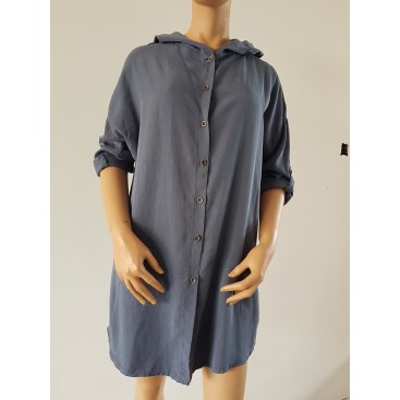 Vestido campero con capucha