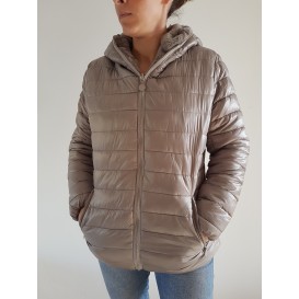 Chaqueta reversible gris