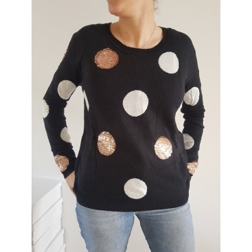 Jersey estampado lunares